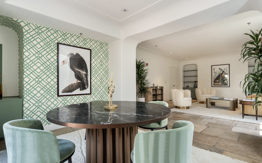 Image of living room and dining room